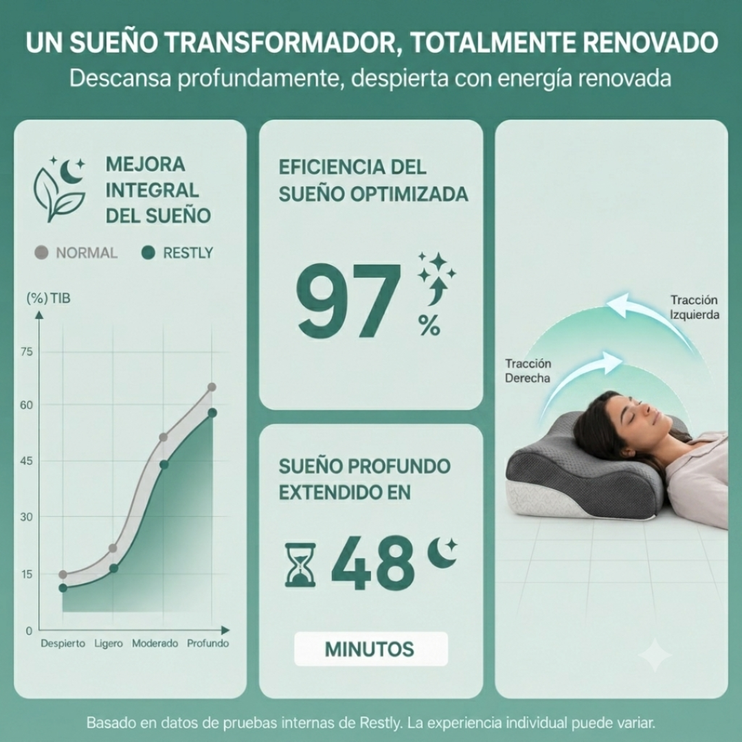 Almohada Cervical Viscoelástica para Aliviar el Dolor de Cuello